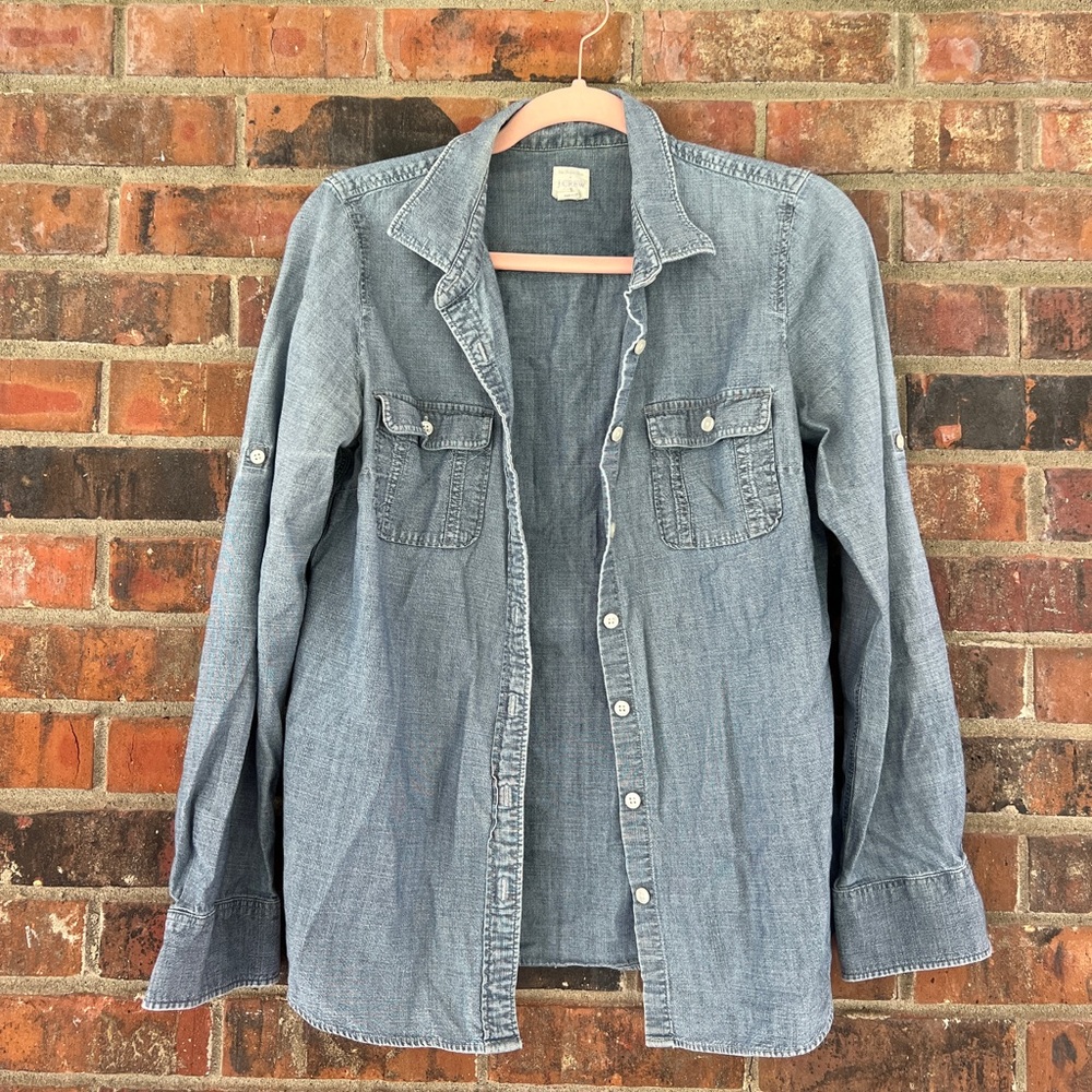 J. Crew chambray button up